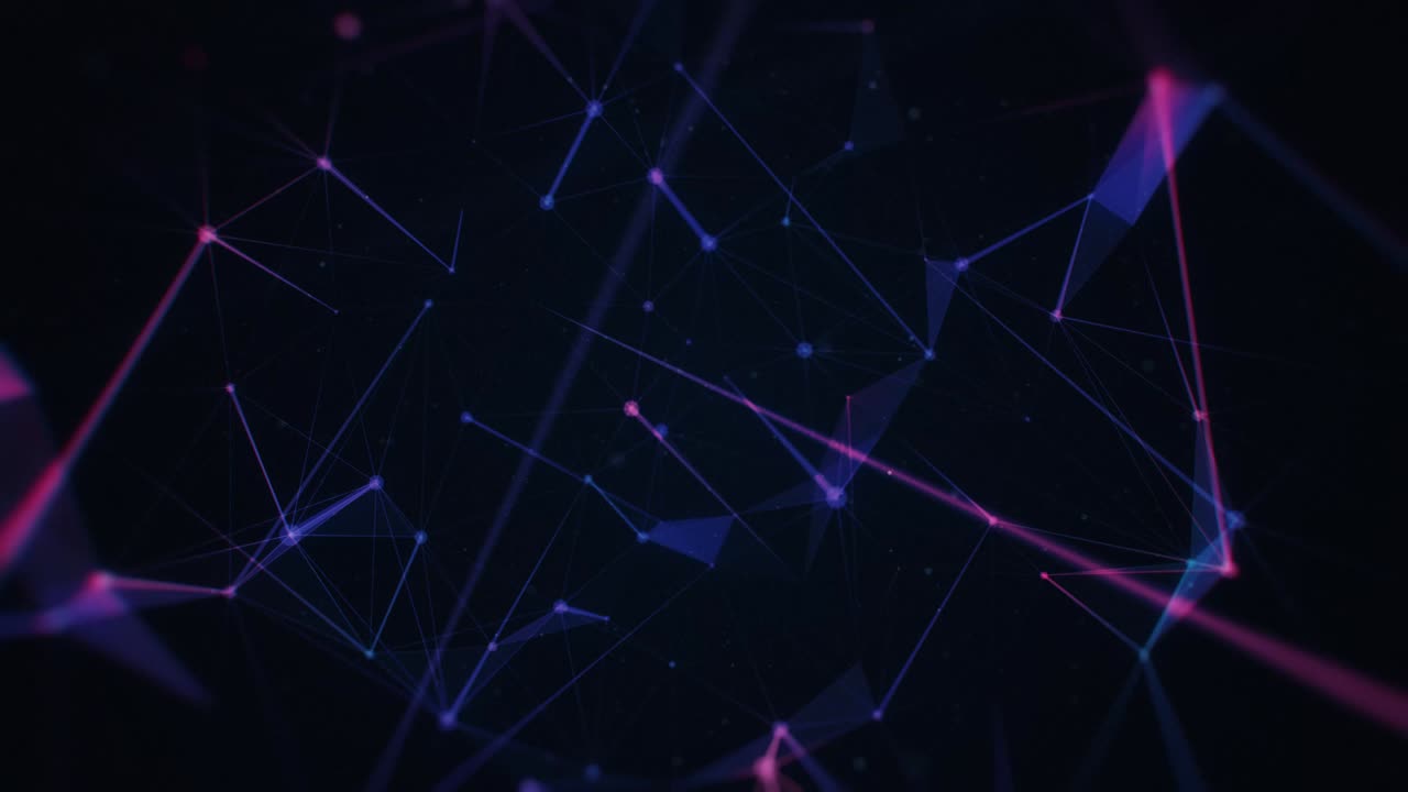 VJ Rotating Neon Lines and Polygons