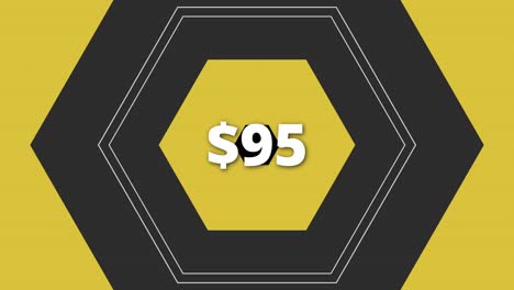 exploring an engaging price graphic design that highlights a $95 offer in a modern online marketplace