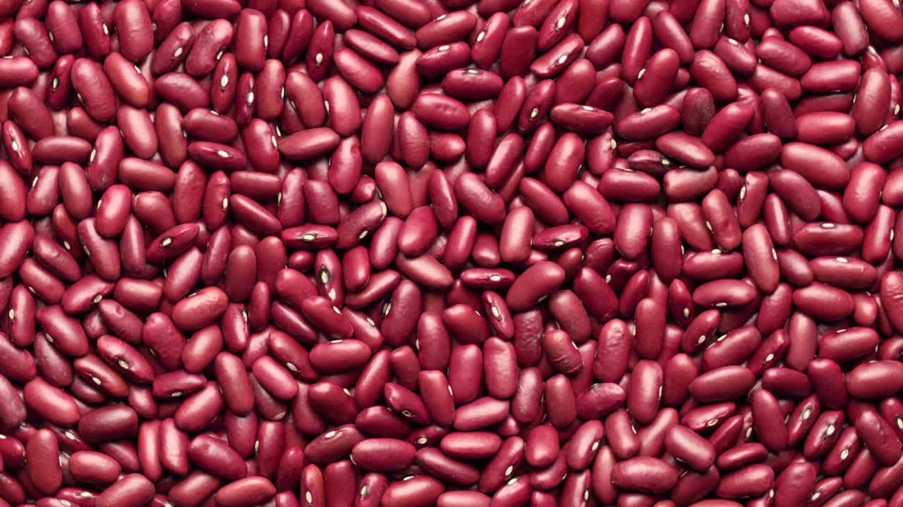 frijol rojo disparado desde arriba