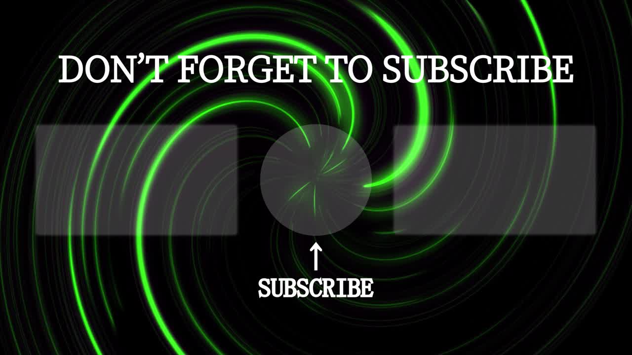 보르텍스 네온 엔드 카드 엔딩 스크린 모션 그래픽