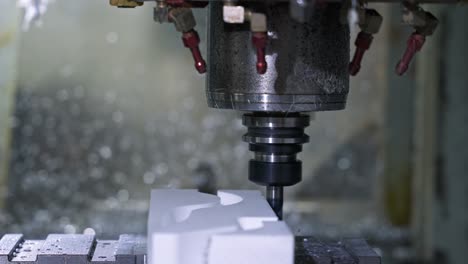 cnc machine milling a part