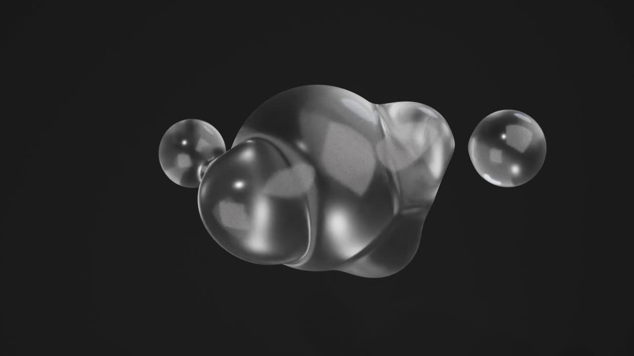 3d 추상 요소 애니메이션