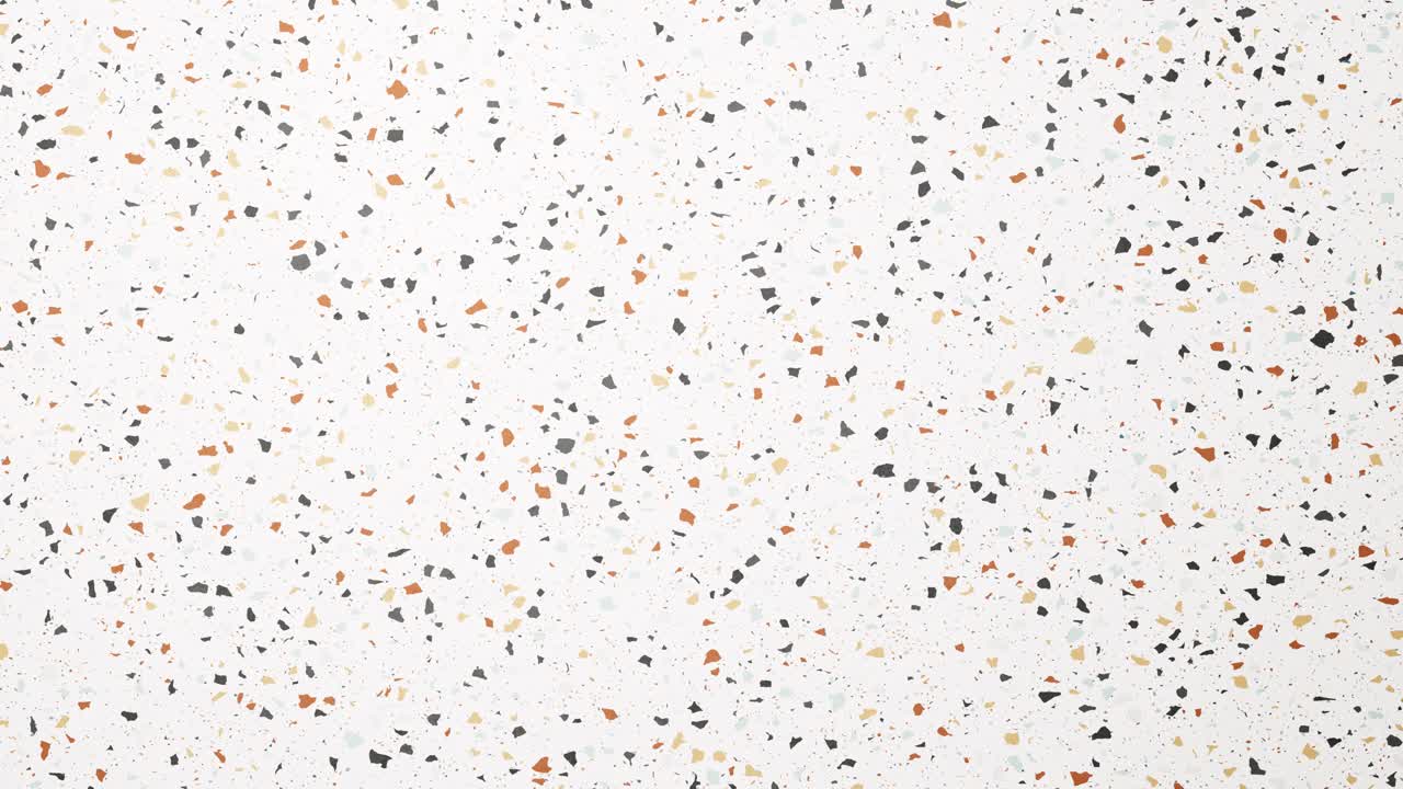 Pattern terrazzo colorato su sfondo bianco