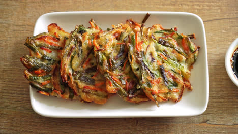 Pajeon-or-Korean-pancake-or-Korean-pizza---Korean-traditional-food-style