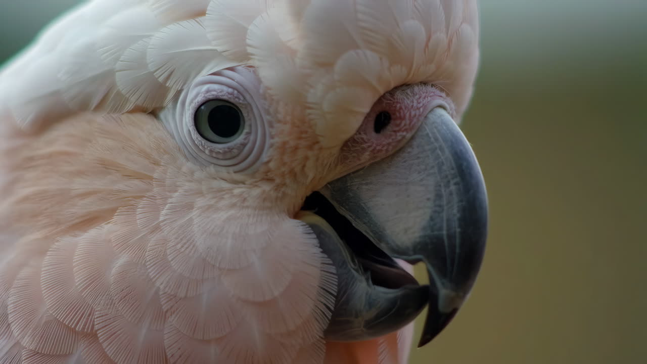 Close-up of a Moluccan Cockatoo