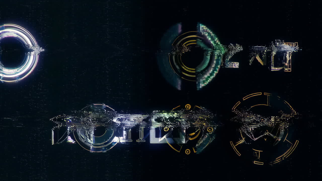 Abstract Sci-Fi Digital Motion Graphics