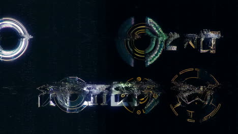 abstract sci-fi digital motion graphics