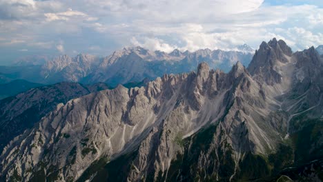 national nature park tre cime in the dolomites alps. beautiful nature of italy.