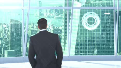 businessman-in-office-with-futuristic-city-background