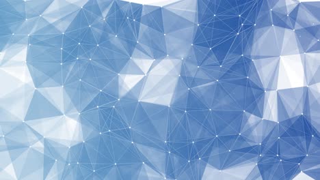 abstract geometric blue polygonal network background