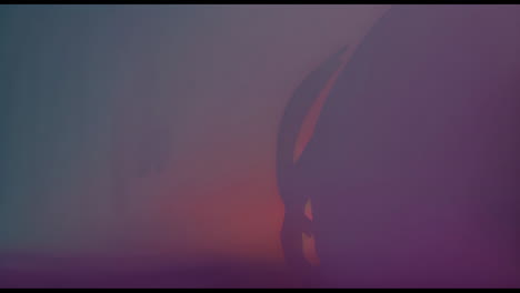 abstract gradient background with blurred shapes