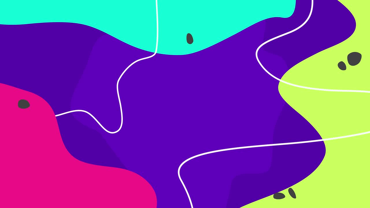 fondo animado de neón geométrico azul