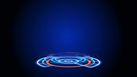 futuristic hud interface