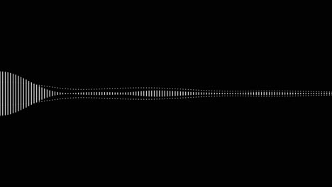 a simple black and white audio visualization effect-39