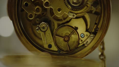 Gears-move-inside-a-watch