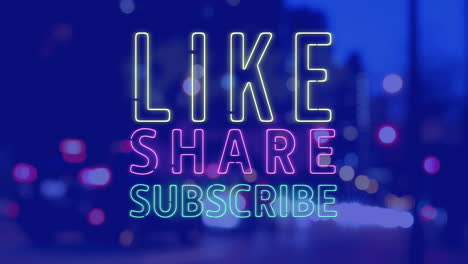 animación de como compartir suscribirse a los textos sobre el paisaje urbano