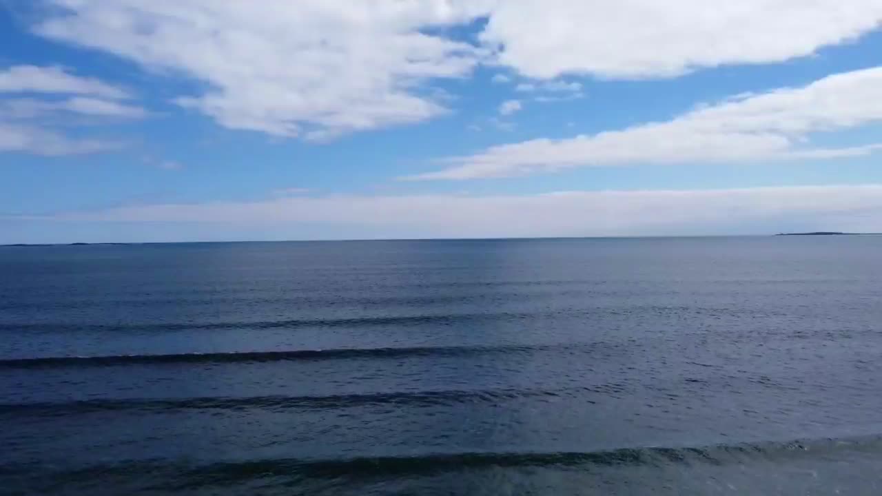 모래가 없는 대서양의 팬 업