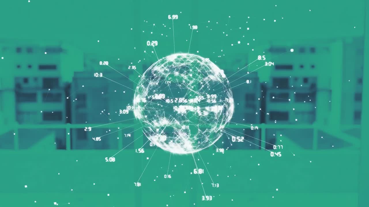 오피스 빌딩에 대한 연결 네트워크의 세계