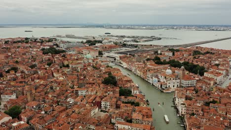 aerial view of venice, italy