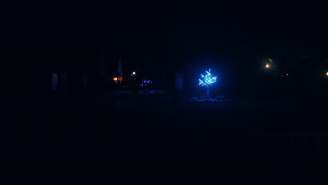 árboles decorativos con retroiluminación led