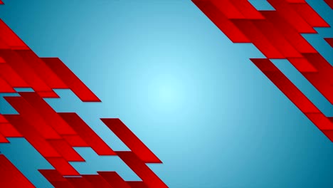 animación de video abstracta geométrica de tecnología brillante