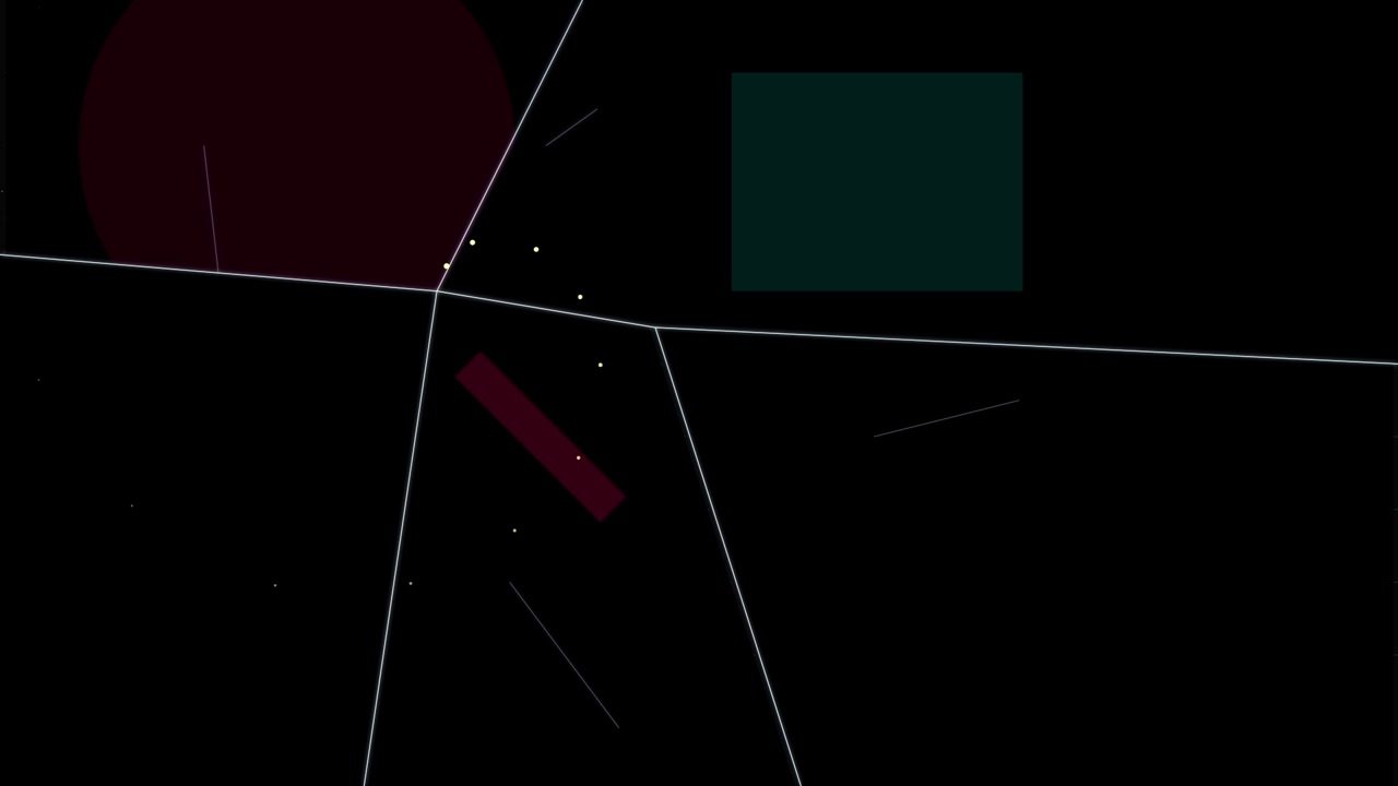 Abstract Geometric Motion Graphics with Changing Shapes and Lines