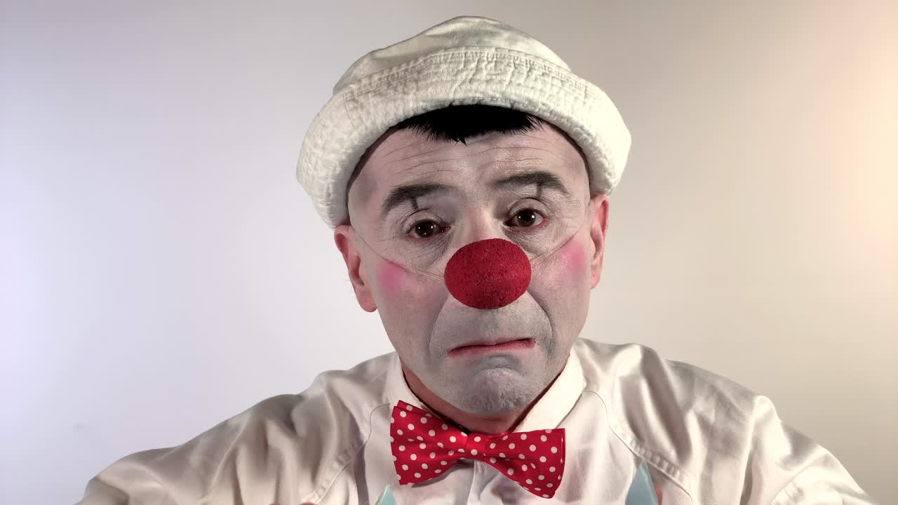 이모티콘 광대 - 우는 얼굴