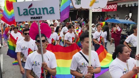 lgbtq+ pride parade in phuket, thailand