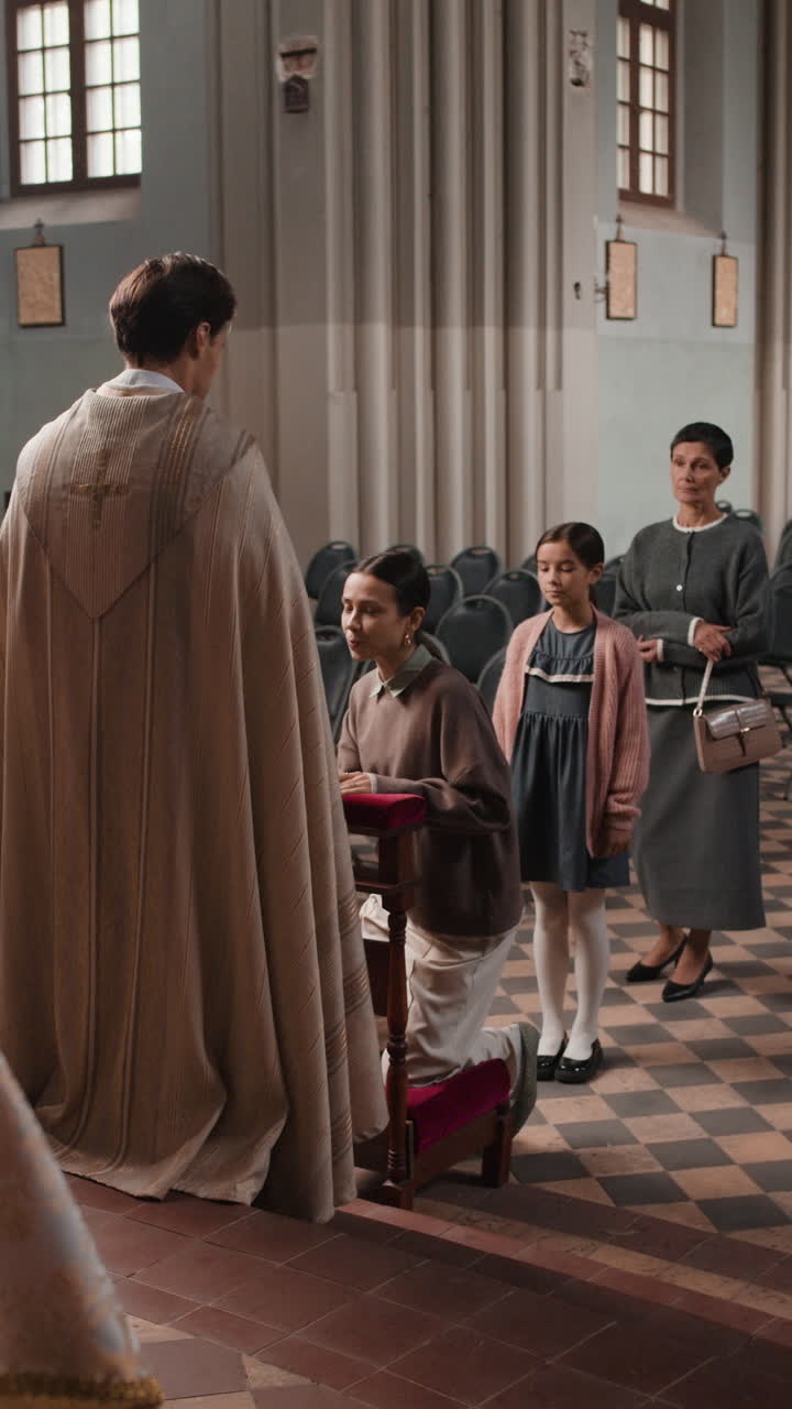 Religious Ceremony in a Church