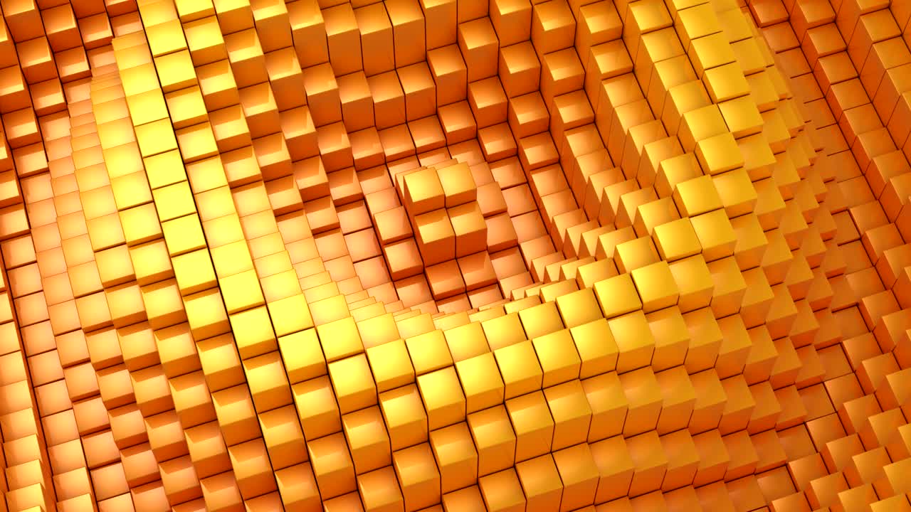 las cajas forman una onda