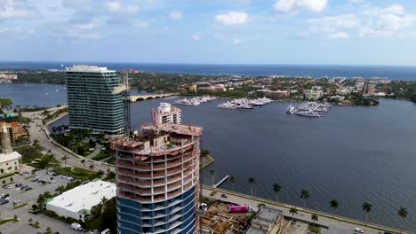 A-beautiful-drone-video-of-Palm-Beach-Island-with-large-yachts-in-the-background