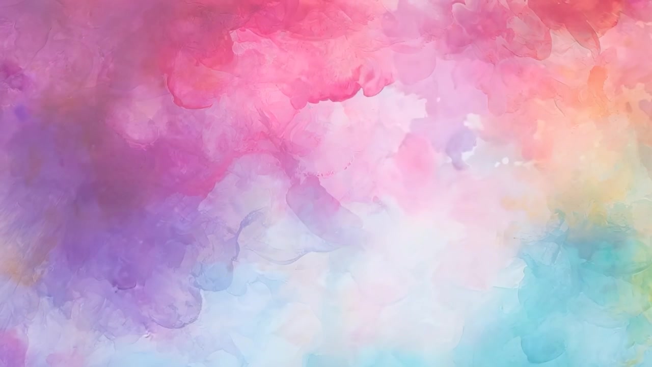 Abstrakte Aquarellmalerei: Fließende und wechselnde Farben