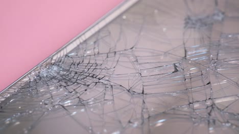 broken smartphone screen