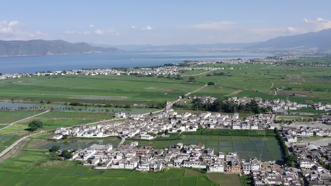 중국 유난 주의 달리 (dali) 의 과 마을.