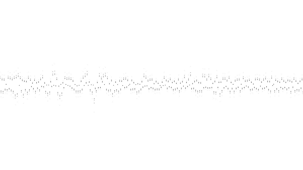 A simple black and white audio visualization effect-4
