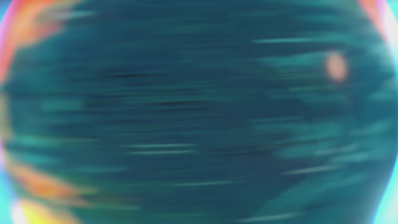 빨리 회전하는 다채로운 반이는 지구 지구. looping 애니메이션.