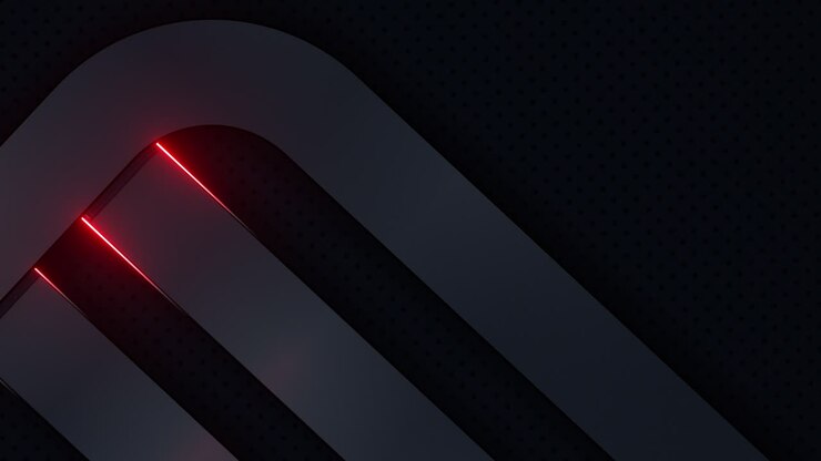 Dark Geometric Neon Background