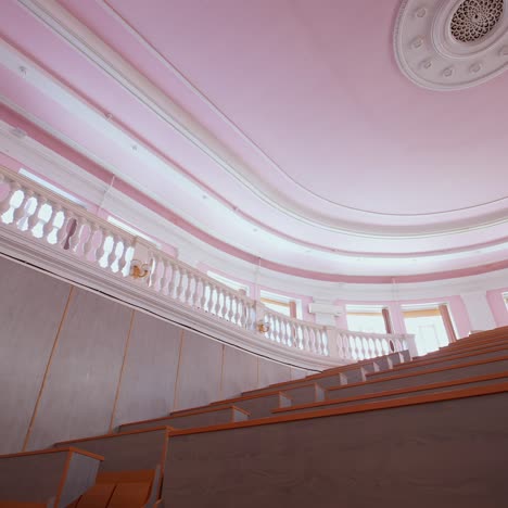 university lecture room without student