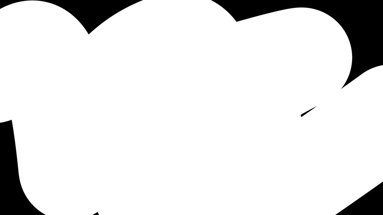 hermosos gradientes con tonos de rojo amarillo fluyen a lo largo de una línea o tubo elegantemente retorcido. hermoso fondo de diseño plano moderno, animación de bucle liso de gradiente líquido en 4k. luma mate como alfa