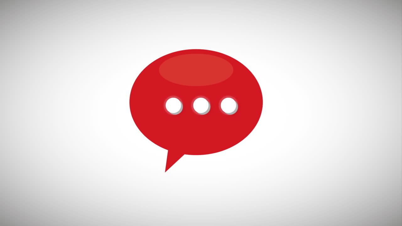 Red Speech Bubbles