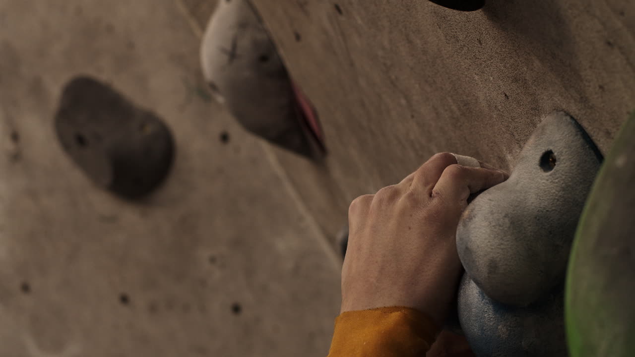 Person Rock Climbing