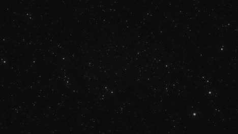 travelling through dense starfield in outer space loop