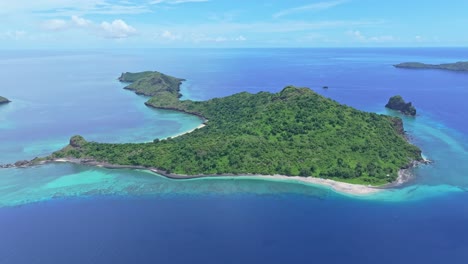 Comoros - Moheli - Ouenefou - full panoramic view of the island