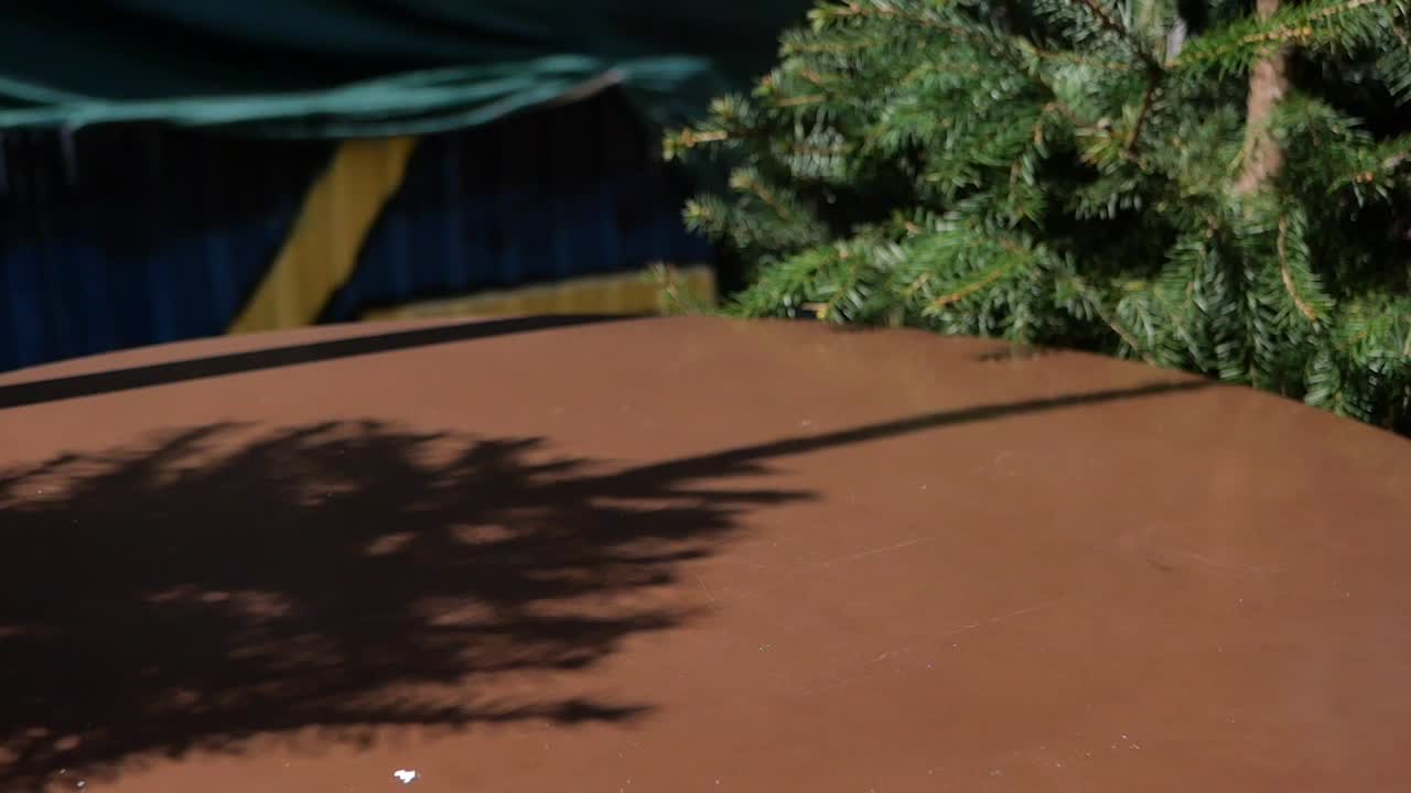 Iced coffee on a table