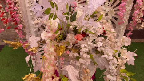 decoración de boda en maceta con fondo