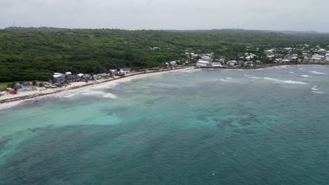 Las-Costas-De-La-Isla-De-San-Andres,-En-La-Ciudad-De-Colombia