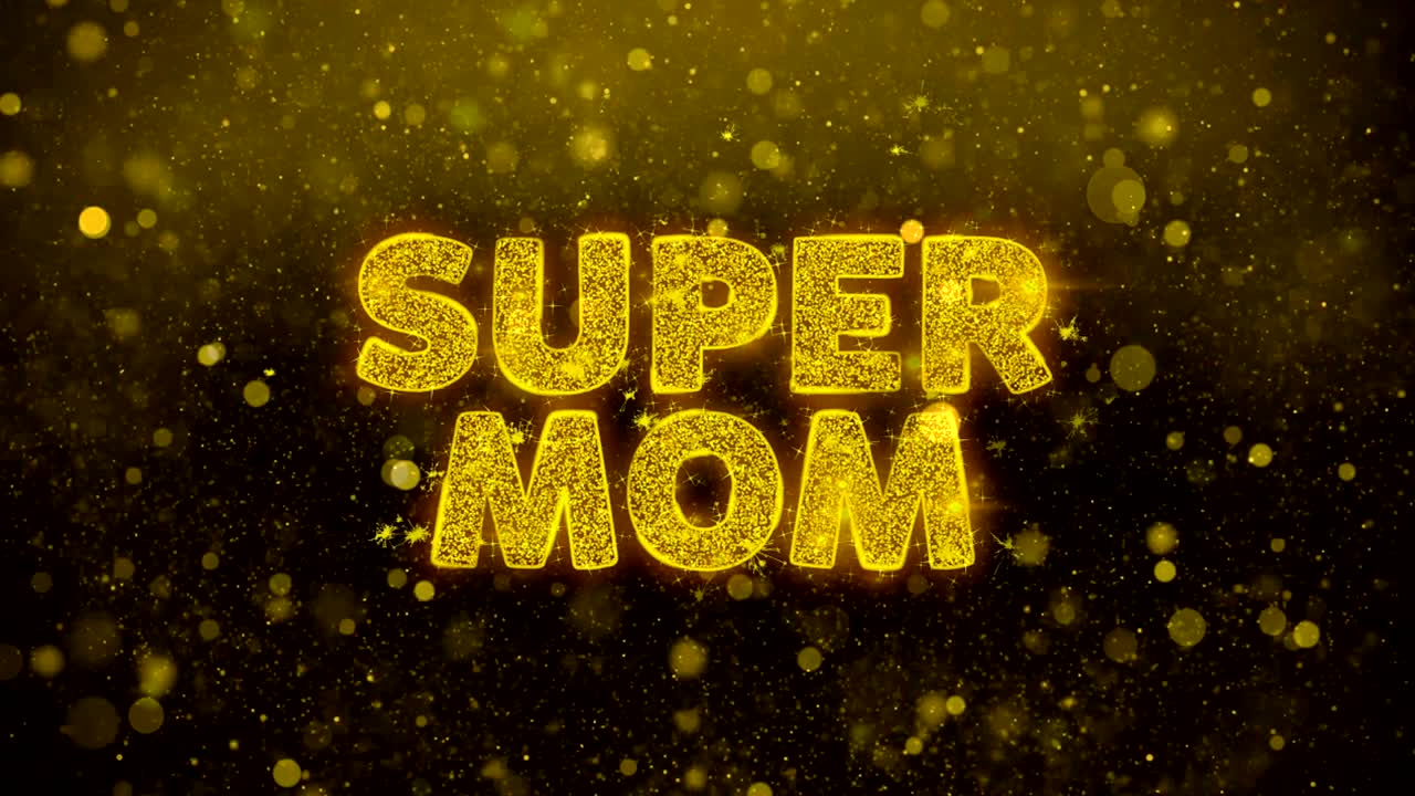 황금 반이는 반이는 입자 애니메이션에 대한 텍스트.