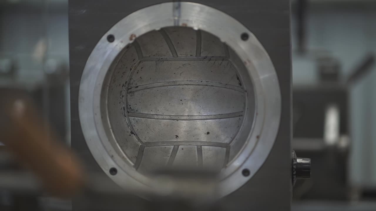 드볼 모딩 기계와 그 모양의 선에서 내부 시각