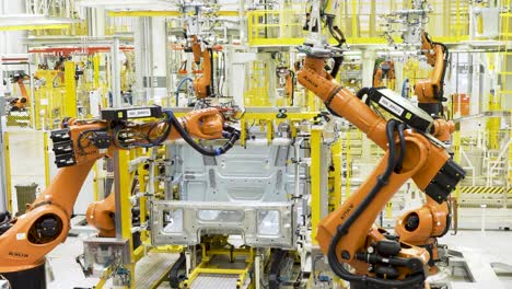 automated car body assembly line