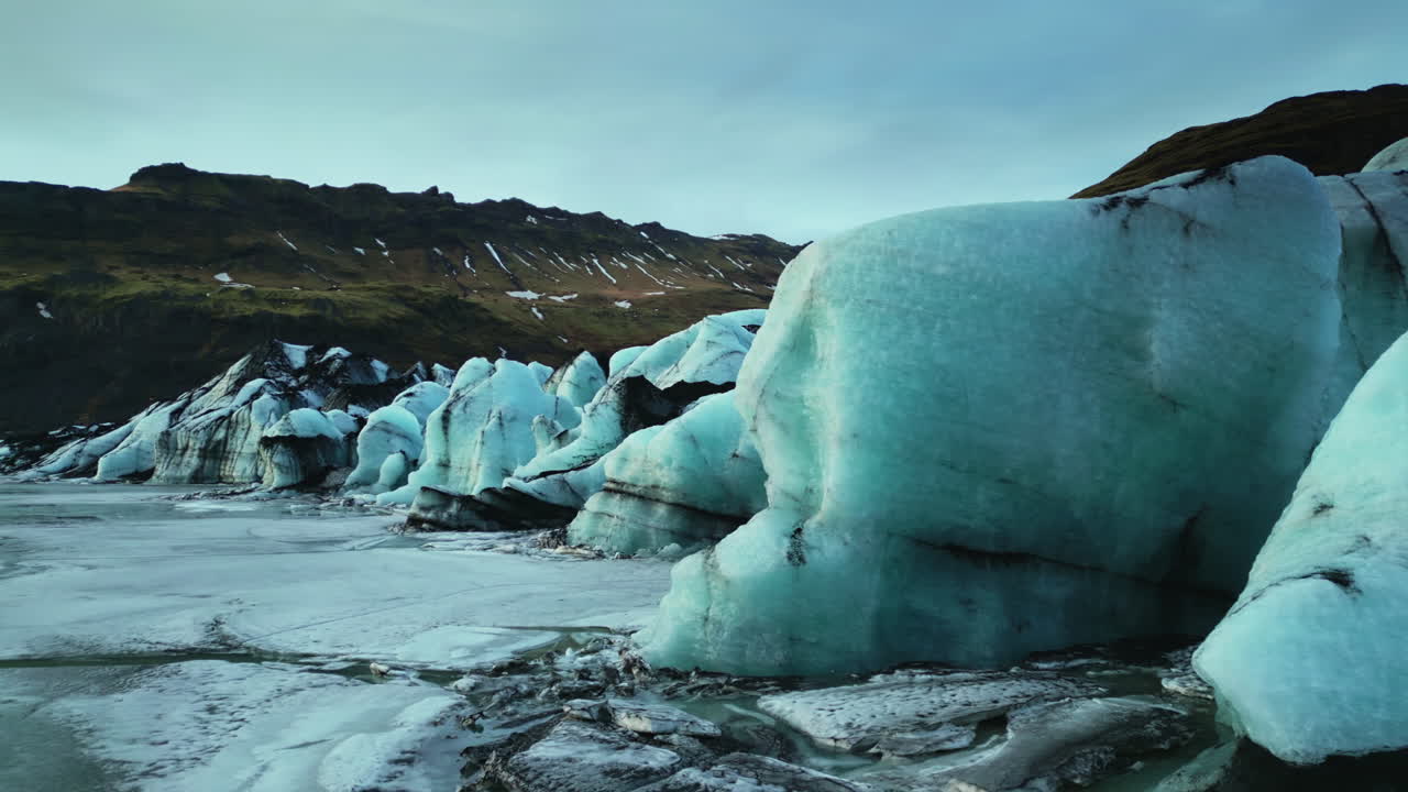 다이아몬드 바트나요쿨 빙하 덩어리